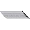 Ekena Millwork 4 3/4"H x 4 3/4"P x 6 3/4"F x 94 3/8"L, (3 1/8" Repeat), Jackson Egg and Dart Crown Moulding MLD04X04X06JA - alternate 1